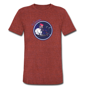 Warrior (Female) - Unisex Tri-Blend T-Shirt - heather cranberry