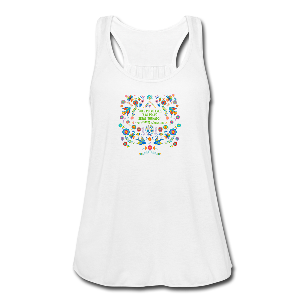 Al Polvo Serás Tornado - Women's Flowy Tank Top - white