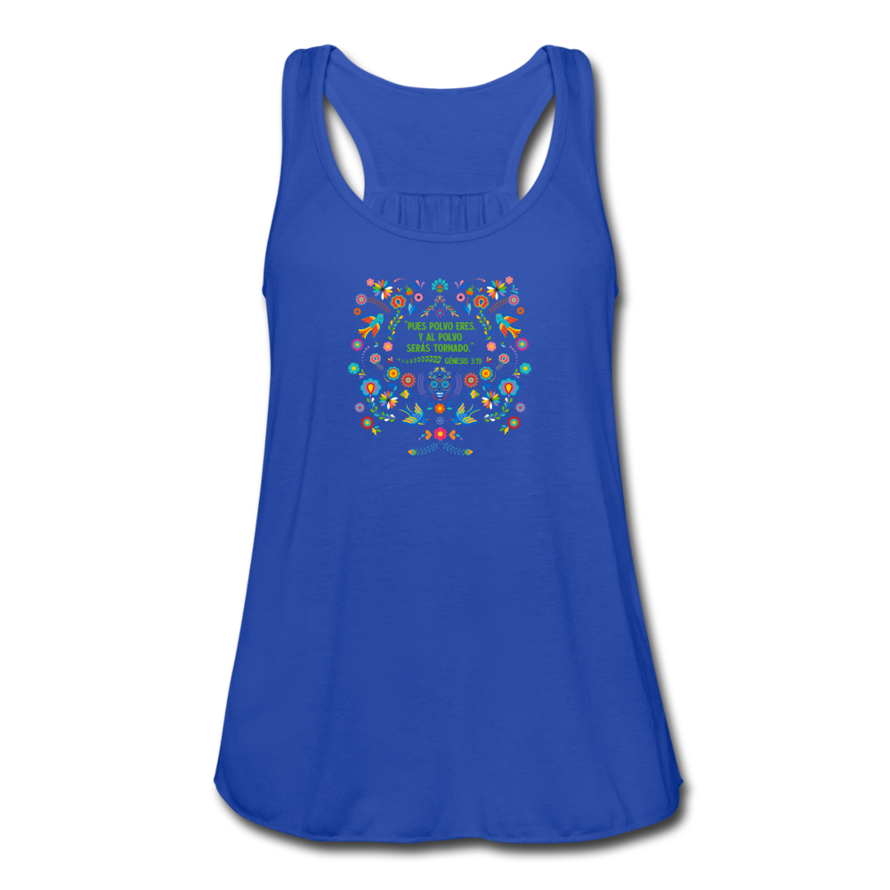 Al Polvo Serás Tornado - Women's Flowy Tank Top - royal blue