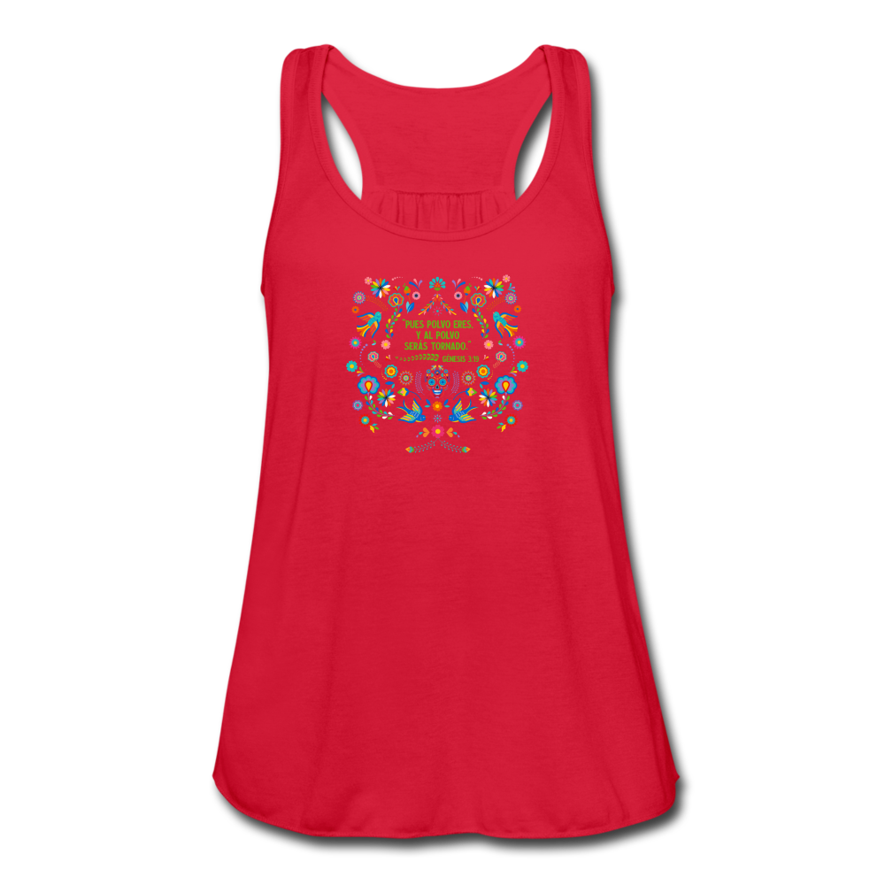 Al Polvo Serás Tornado - Women's Flowy Tank Top - red