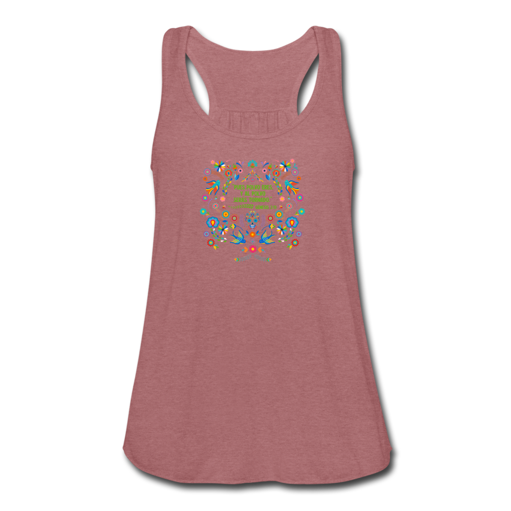 Al Polvo Serás Tornado - Women's Flowy Tank Top - mauve