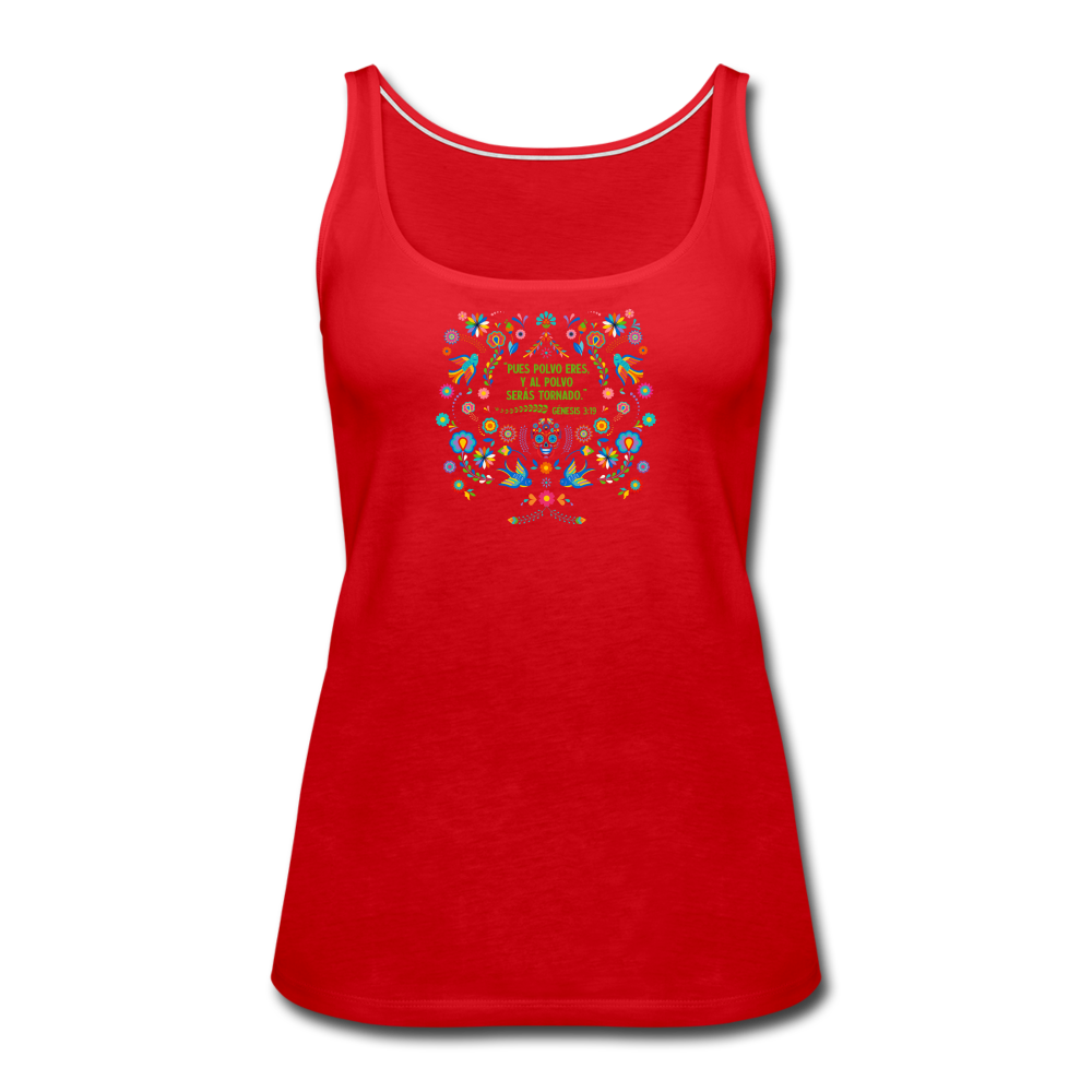 Al Polvo Serás Tornado - Women’s Premium Tank Top - red