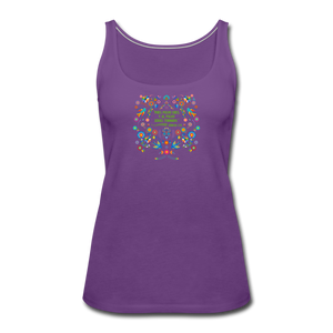 Al Polvo Serás Tornado - Women’s Premium Tank Top - purple