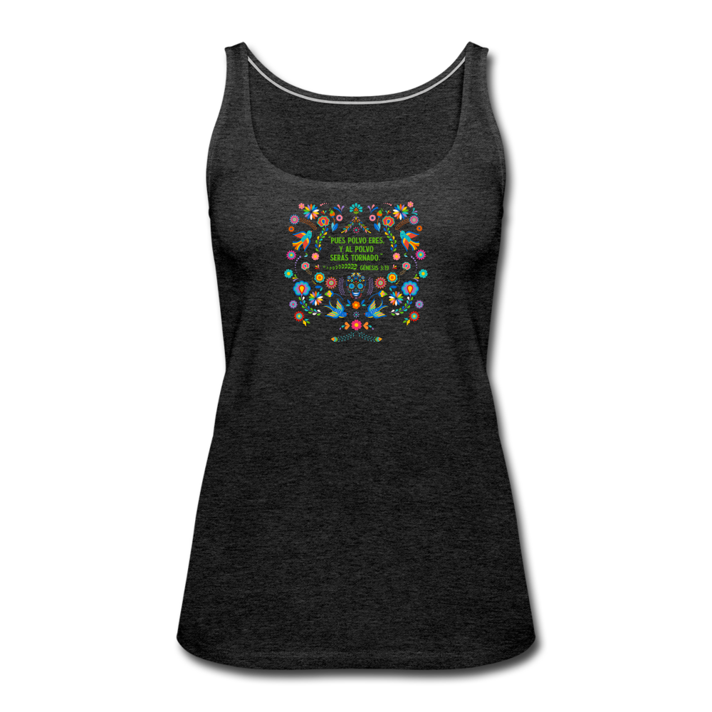 Al Polvo Serás Tornado - Women’s Premium Tank Top - charcoal grey