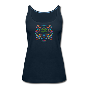 Al Polvo Serás Tornado - Women’s Premium Tank Top - deep navy