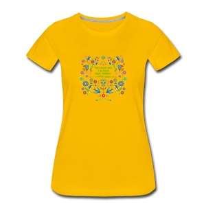 Al Polvo Serás Tornado - Women’s Premium T-Shirt - sun yellow