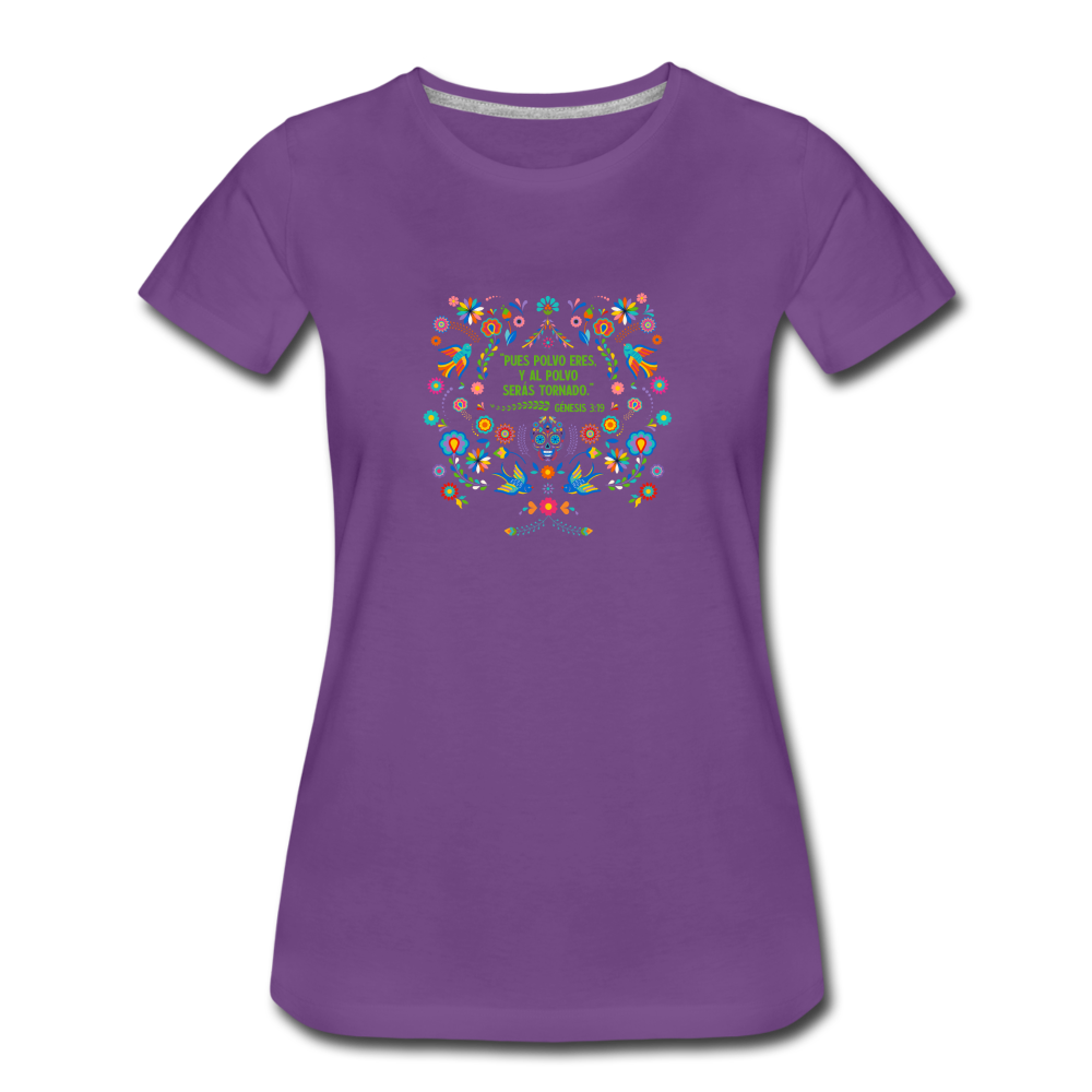 Al Polvo Serás Tornado - Women’s Premium T-Shirt - purple