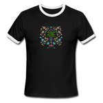 Al Polvo Serás Tornado - Men's Ringer T-Shirt - black/white