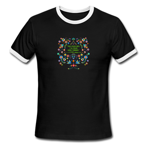 Al Polvo Serás Tornado - Men's Ringer T-Shirt - black/white