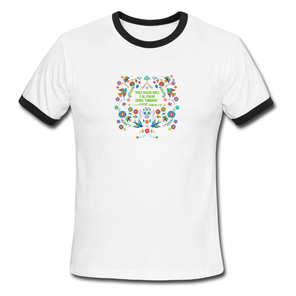 Al Polvo Serás Tornado - Men's Ringer T-Shirt - white/black