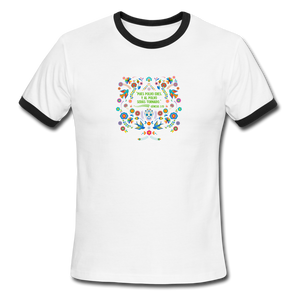 Al Polvo Serás Tornado - Men's Ringer T-Shirt - white/black