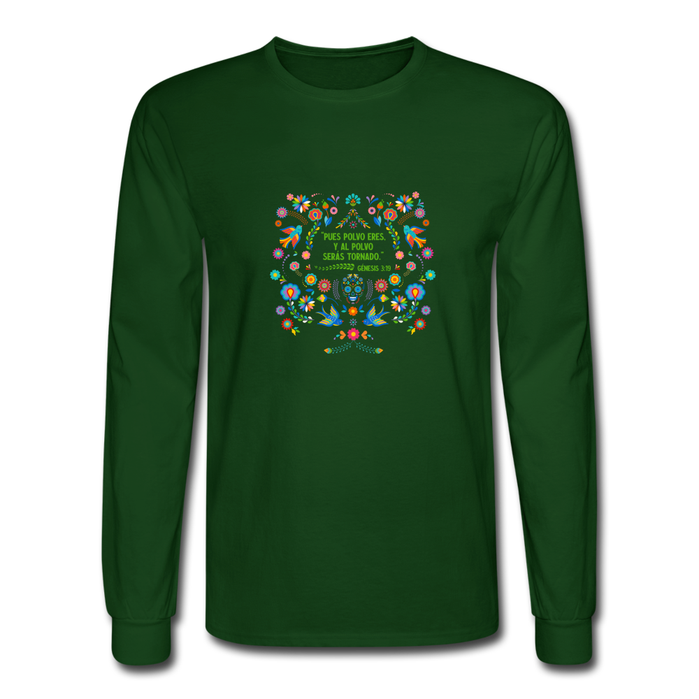 Al Polvo Serás Tornado - Men's Long Sleeve T-Shirt - forest green