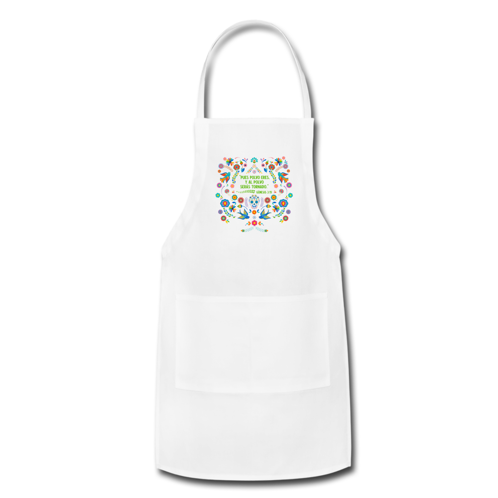 Al Polvo Serás Tornado - Adjustable Apron - white
