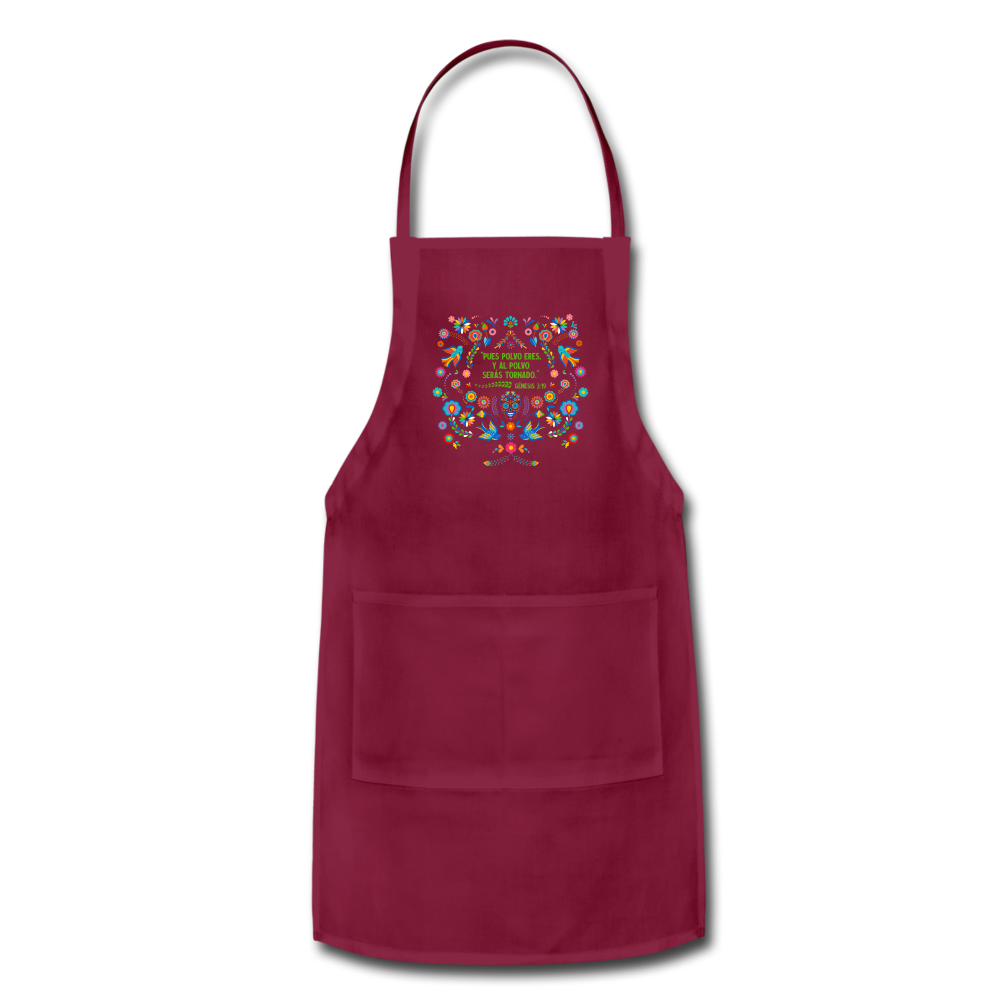 Al Polvo Serás Tornado - Adjustable Apron - burgundy