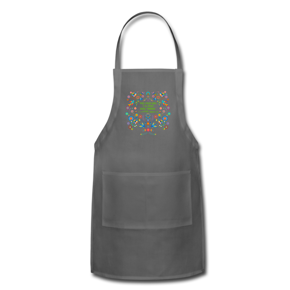 Al Polvo Serás Tornado - Adjustable Apron - charcoal