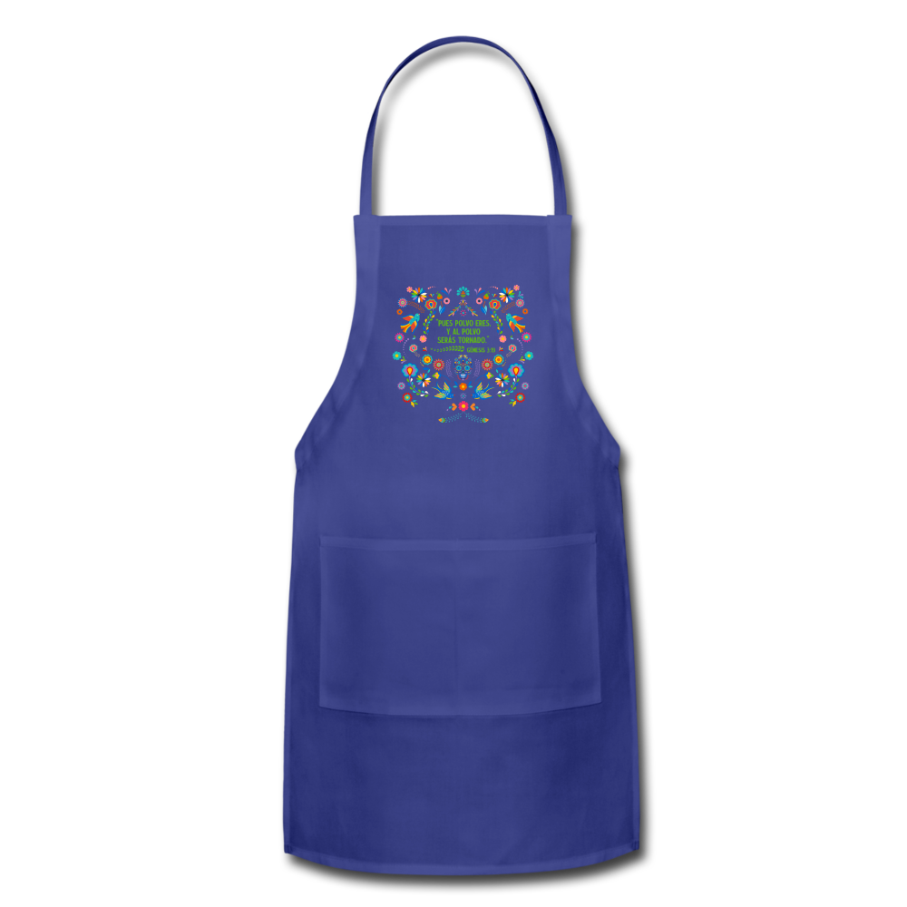 Al Polvo Serás Tornado - Adjustable Apron - royal blue