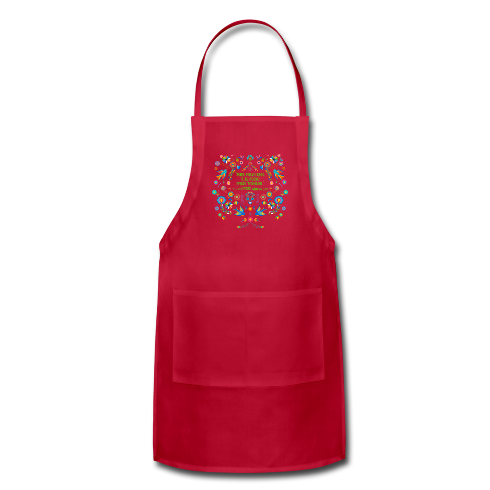 Al Polvo Serás Tornado - Adjustable Apron - red