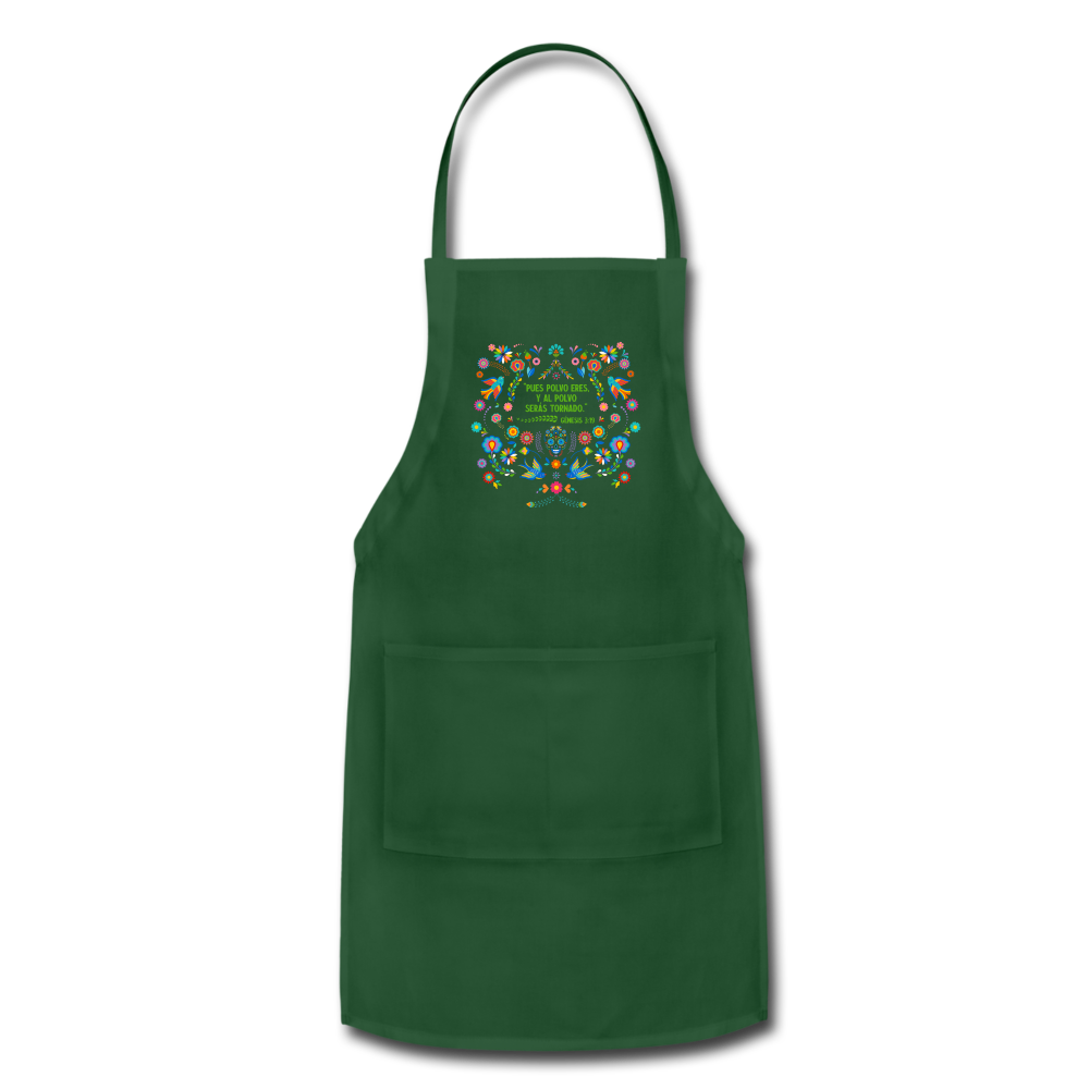 Al Polvo Serás Tornado - Adjustable Apron - forest green