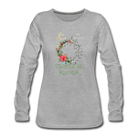 Celebrate & Remember - Women's Premium Long Sleeve T-Shirt - heather gray