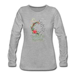Celebrate & Remember - Women's Premium Long Sleeve T-Shirt - heather gray