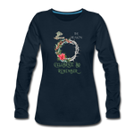 Celebrate & Remember - Women's Premium Long Sleeve T-Shirt - deep navy