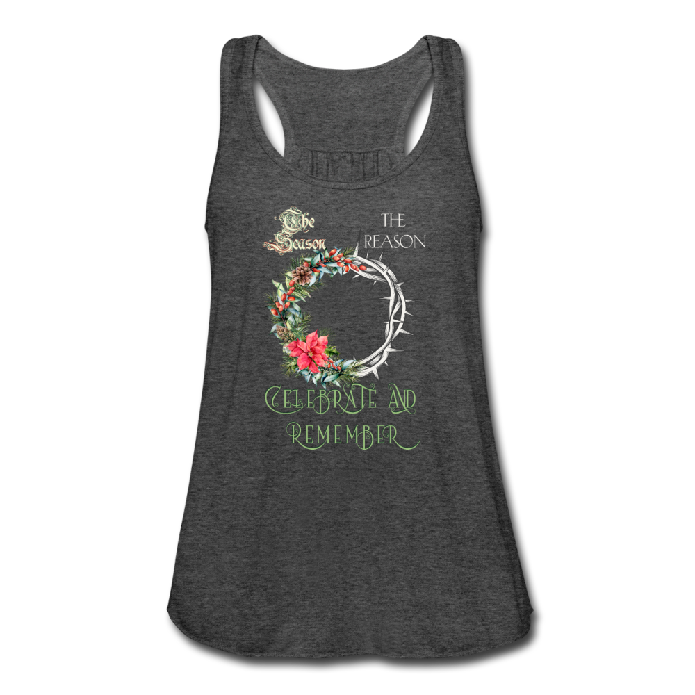 Celebrate & Remember - Women's Flowy Tank Top - deep heather