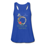 Celebrate & Remember - Women's Flowy Tank Top - royal blue