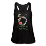Celebrate & Remember - Women's Flowy Tank Top - black
