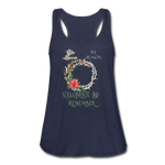 Celebrate & Remember - Women's Flowy Tank Top - navy
