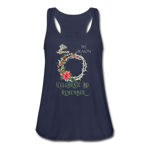 Celebrate & Remember - Women's Flowy Tank Top - navy