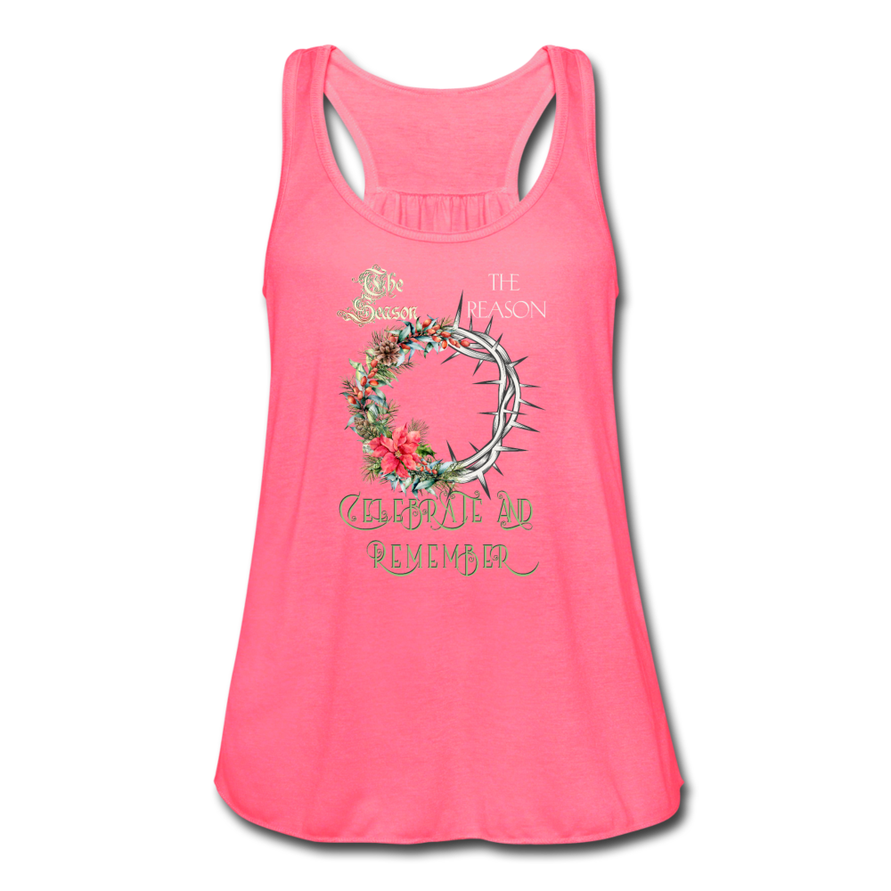 Celebrate & Remember - Women's Flowy Tank Top - neon pink