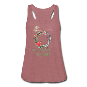 Celebrate & Remember - Women's Flowy Tank Top - mauve