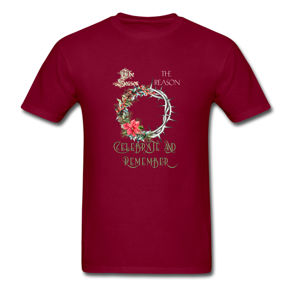 Celebrate & Remember - Unisex Classic T-Shirt - burgundy