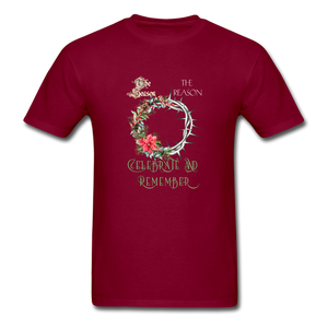 Celebrate & Remember - Unisex Classic T-Shirt - burgundy