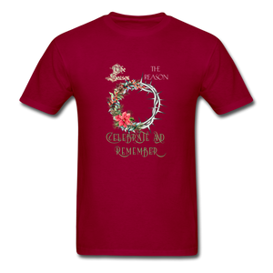 Celebrate & Remember - Unisex Classic T-Shirt - dark red