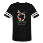Celebrate & Remember - Vintage Sport T-Shirt - black/white