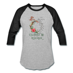 Celebrate & Remember - Baseball T-Shirt - heather gray/black