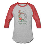 Celebrate & Remember - Baseball T-Shirt - heather gray/red