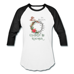 Celebrate & Remember - Baseball T-Shirt - white/black