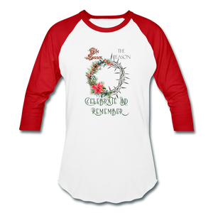 Celebrate & Remember - Baseball T-Shirt - white/red