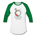 Celebrate & Remember - Baseball T-Shirt - white/kelly green