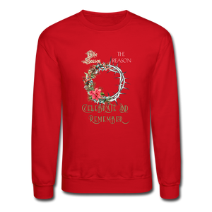 Celebrate & Remember - Crewneck Sweatshirt - red