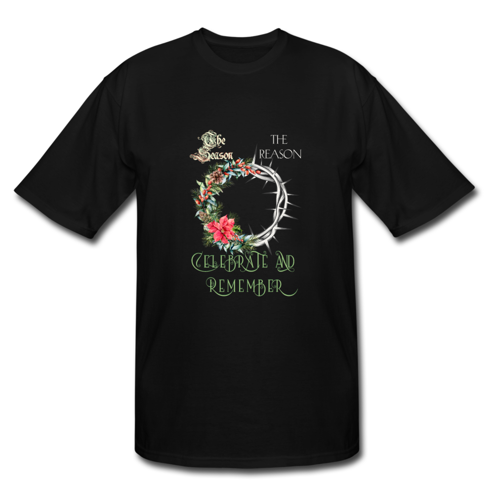 Celebrate & Remember - Men's Tall T-Shirt - black