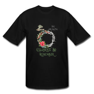 Celebrate & Remember - Men's Tall T-Shirt - black