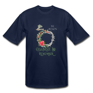 Celebrate & Remember - Men's Tall T-Shirt - navy