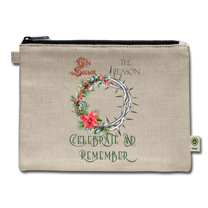 Celebrate & Remember - Carry All Pouch - natural