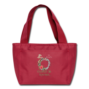 Celebrate & Remember - Lunch Bag - red