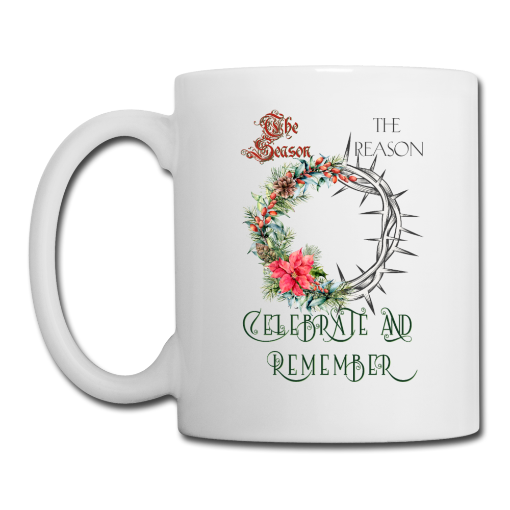 Celebrate & Remember - White Coffee/Tea Mug - white