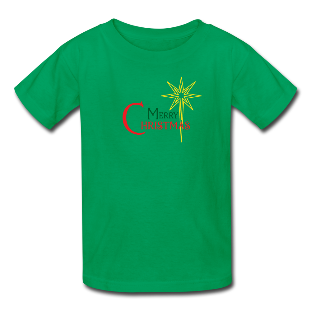 Merry Christmas - Kids' T-Shirt - kelly green