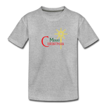 Merry Christmas - Toddler Premium T-Shirt - heather gray